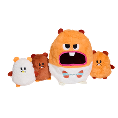 Hannibal Hamster Plush Extra-Large Multi-Part Dog Toy