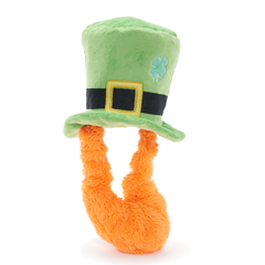 St. Pup's Lucky Hat Plush Wearable Tug Dog Toy