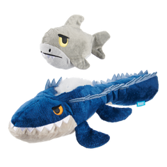 Mosasaurus Plush 2-in-1 Rip and Reveal Dog Toy