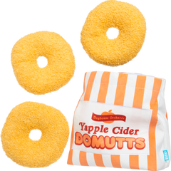 Yapple Cider Domutts Plush Extra-Large + Enrichment + Multi-Part Dog Toy