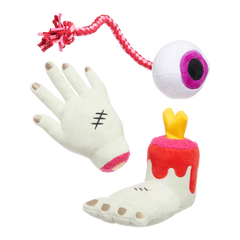 The Part-y Pack Plush Multi-Part + Tug Dog Toy