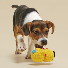 Mark The Yellow Snowman Plush Dog Toy
