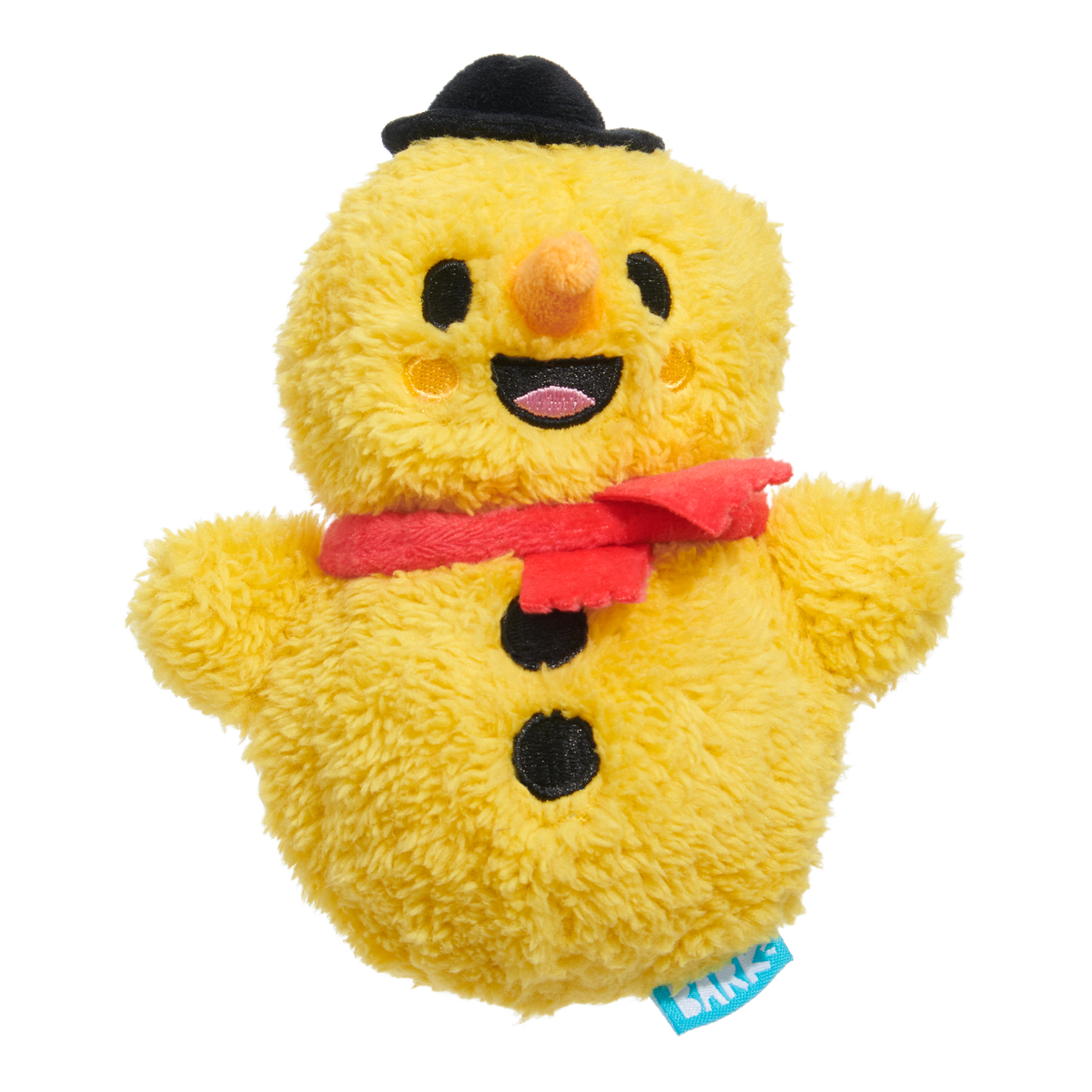 Mark The Yellow Snowman Plush Dog Toy