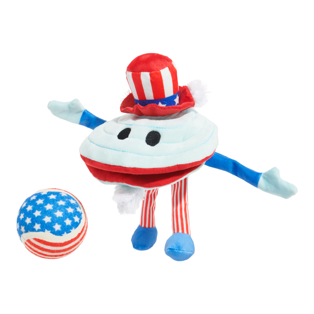 Uncle Clam Plush Multi-Part + Fetch Dog Toy