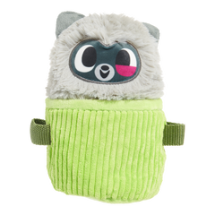 Rickie Racoon the Trash Tycoon Plush Enrichment + Multi-Part Dog Toy