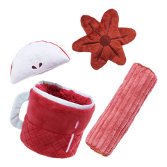 Mulled Wine Plush Tug Dog Toy