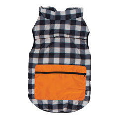 Plaid To The Bone Dog Puffer Vest