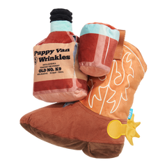 Bottoms Up Boot Plush 2-in-1 + Enrichment Dog Toy