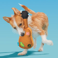 Awoo-stic Guitar Plush Tug Dog Toy