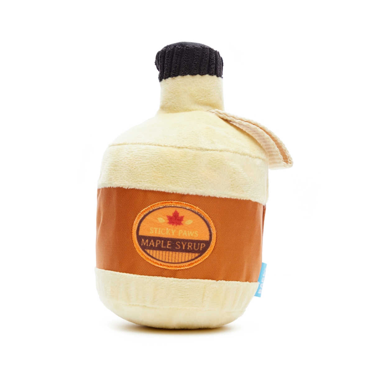 Sticky Paws Maple Syrup Plush 2-In-1 Rip And Reveal Dog Toy
