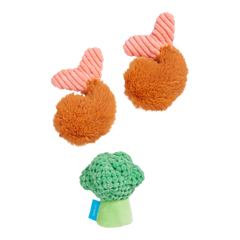 Sizzlin' Sea & Tree Sampletizer Plush Multi-Part + Enrichment Dog Toy