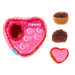 My Furry Valentine Chocolicks Plush Multi-Part + Enrichment Dog Toy