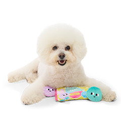 Easter Bunny Droppings Plush Multi-Part + Enrichment Dog Toy