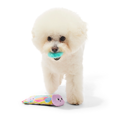 Easter Bunny Droppings Plush Multi-Part + Enrichment Dog Toy