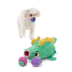 Berry Hungry Bernard Plush Multi-Part + Enrichment Dog Toy