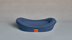 Timeless Dog Bed in Wren's Blueprint