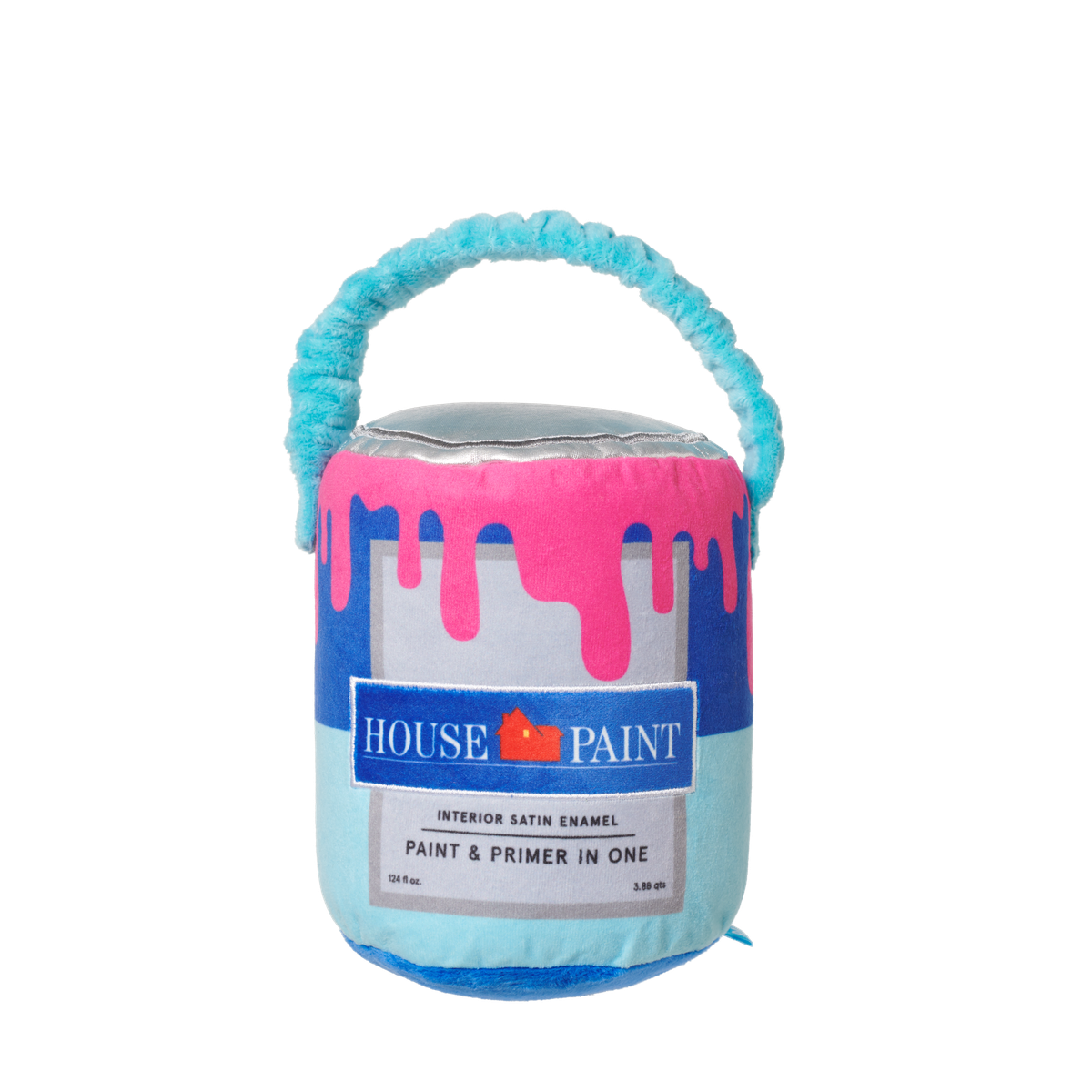 Kevin's Paint Can Plush Tug Dog Toy