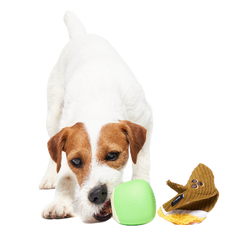 Coco-Mutt Cocktail Super Chewer Durable 2-in-1 Fetch + Enrichment Dog Toy