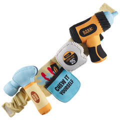 Fixer Pupper Tool Belt Plush Wearable Multi-Part Dog Toy
