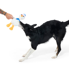 Flying Attendant Plush Tug Dog Toy