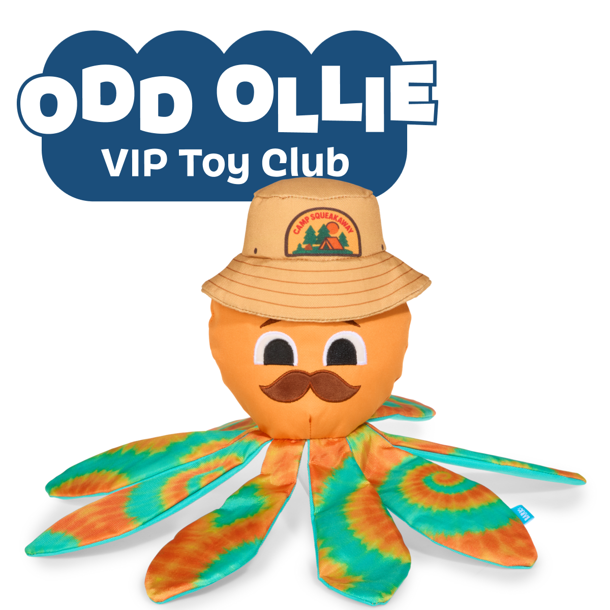 Ollie the Octopus Club, Plush Tug Monthly Dog Toys