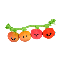 Hairloom Tomatoes Plush Tug Dog Toy