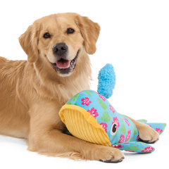 Hawaiian Humpbark Whale Plush Tug + Extra-Large Dog Toy