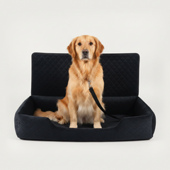 Huntley Pet Dog Car Seat for Large Dogs Black