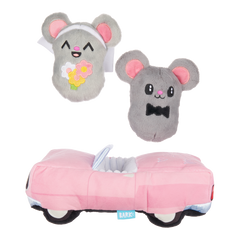 Mister and Mouses Plush Multi-Part Dog Toy