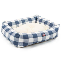 Anderson Check Luxe Bagel Bed - Personalized
