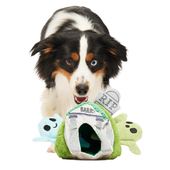 Now You See 'Em Mausoleum Plush Multi-Part + Enrichment Dog Toy