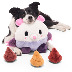 Poopers the Opossum Plush Extra-Large Multi-Part + Enrichment Dog Toy