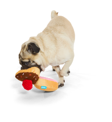 Chocklick Player Cake Plush Tug Dog Toy