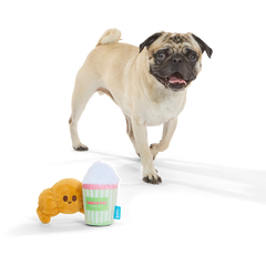 Ooh-la-la-latte Plush Multi-Part Dog Toy