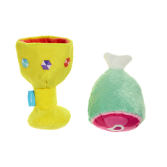 Feast Fetched for a King Plush Multi-Part Dog Toy