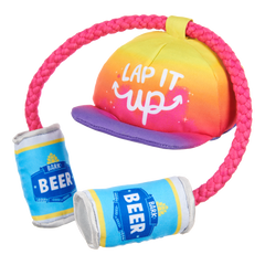 Chug n' Tug Hat Plush Dog Toy