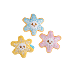 Flake N' Bake Cookies Plush Multi-Part Dog Toy
