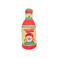 Chihuahua Hot Sauce Plush Tug Dog Toy