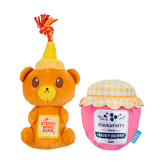 That's My Jam, Honey Plush Multi-Part + Enrichment Dog Toy