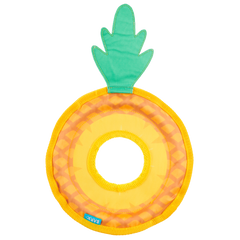 Pineapple Fling Plush Tug + Fetch Dog Toy