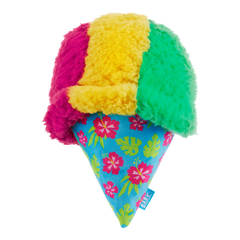 A-Sno-Ha Cone Plush Fetch Dog Toy