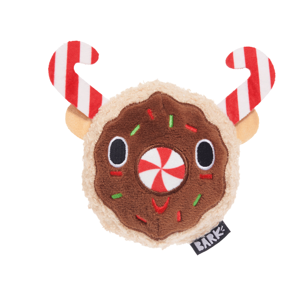 Gnasher The Puppermint Reindeer Durable Super Chewer 2-in-1 Rip and Reveal Dog Toy
