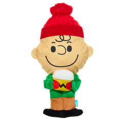 Hot Chocolate Charlie Brown Plush Extra-Large Dog Toy