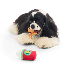 Gingersnoop Latte Multi Part Plush Dog Toy