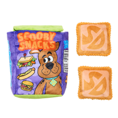 Squeakin' Scooby Snacks™ Plush Multi-Part Enrichment Dog Toy