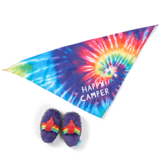 Bandana-Rama Yip Flops Plush Enrichment Dog Toy & Dog Bandana