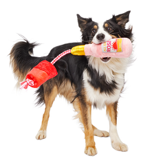 Red Cup Rosé Plush Tug Dog Toy