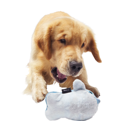 Gnaw Whal Durable Super Chewer 2-in-1 Rip and Reveal Dog Toy