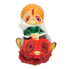 Tough Stuffed Turducken Durable Super Chewer 2-In-1 Rip And Reveal Dog Toy