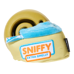 Sniffy Peanut Butter Super Chewer Durable 2-in-1 Enrichment Dog Toy